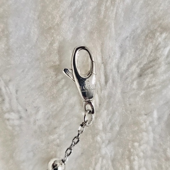 Gucci Flora Diamond Charm Bracelet Sterling Silver - Picture 4 of 12